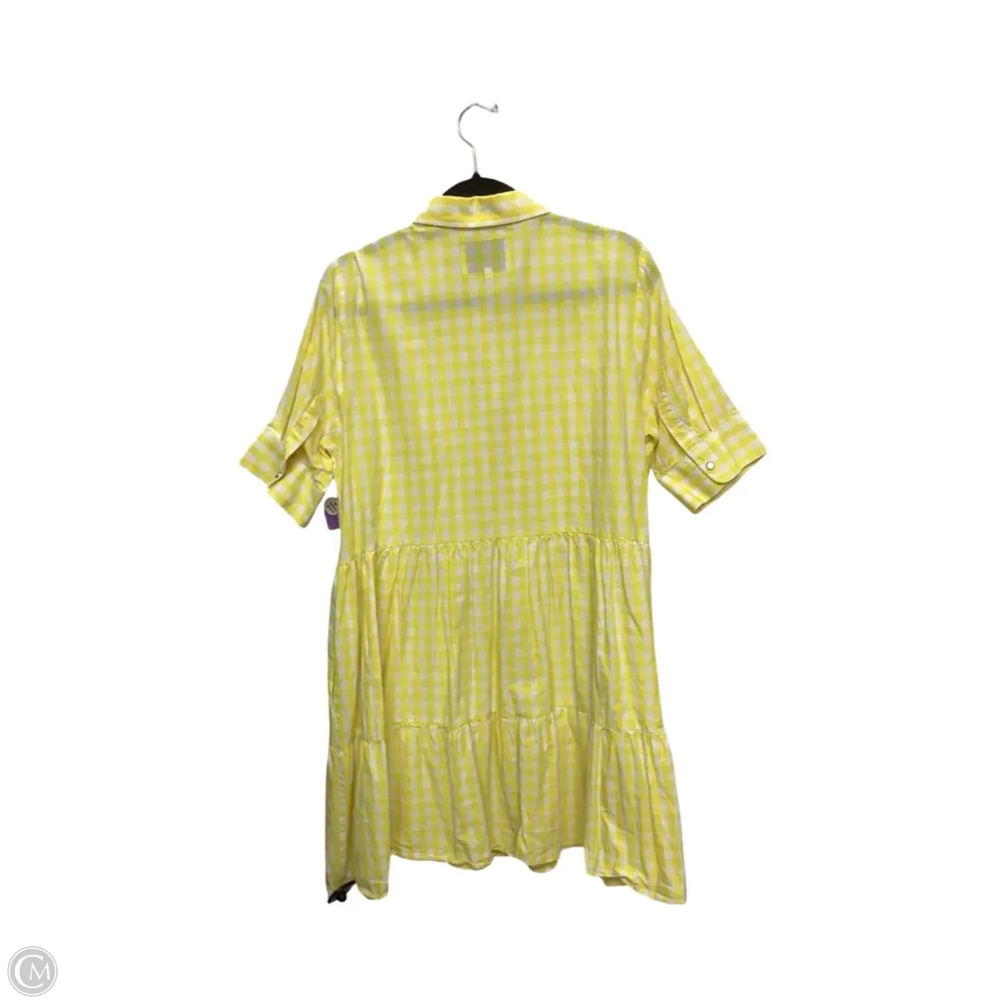 Dress Casual Short By The Shirt In Yellow, Size: Xl