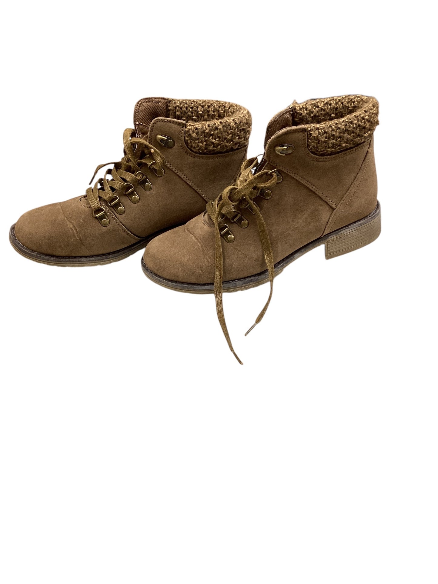 Boots Ankle Flats By Muk Luks In Brown, Size: 9