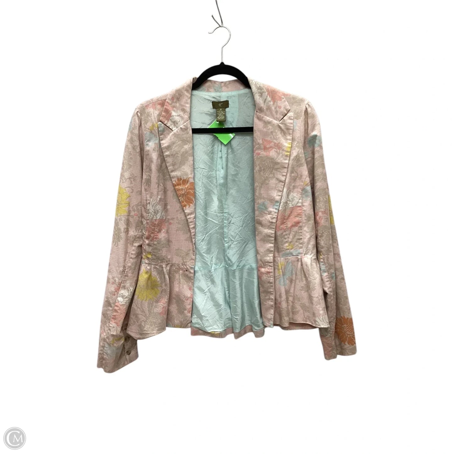 Blazer By Clothes Mentor In Pink, Size: M