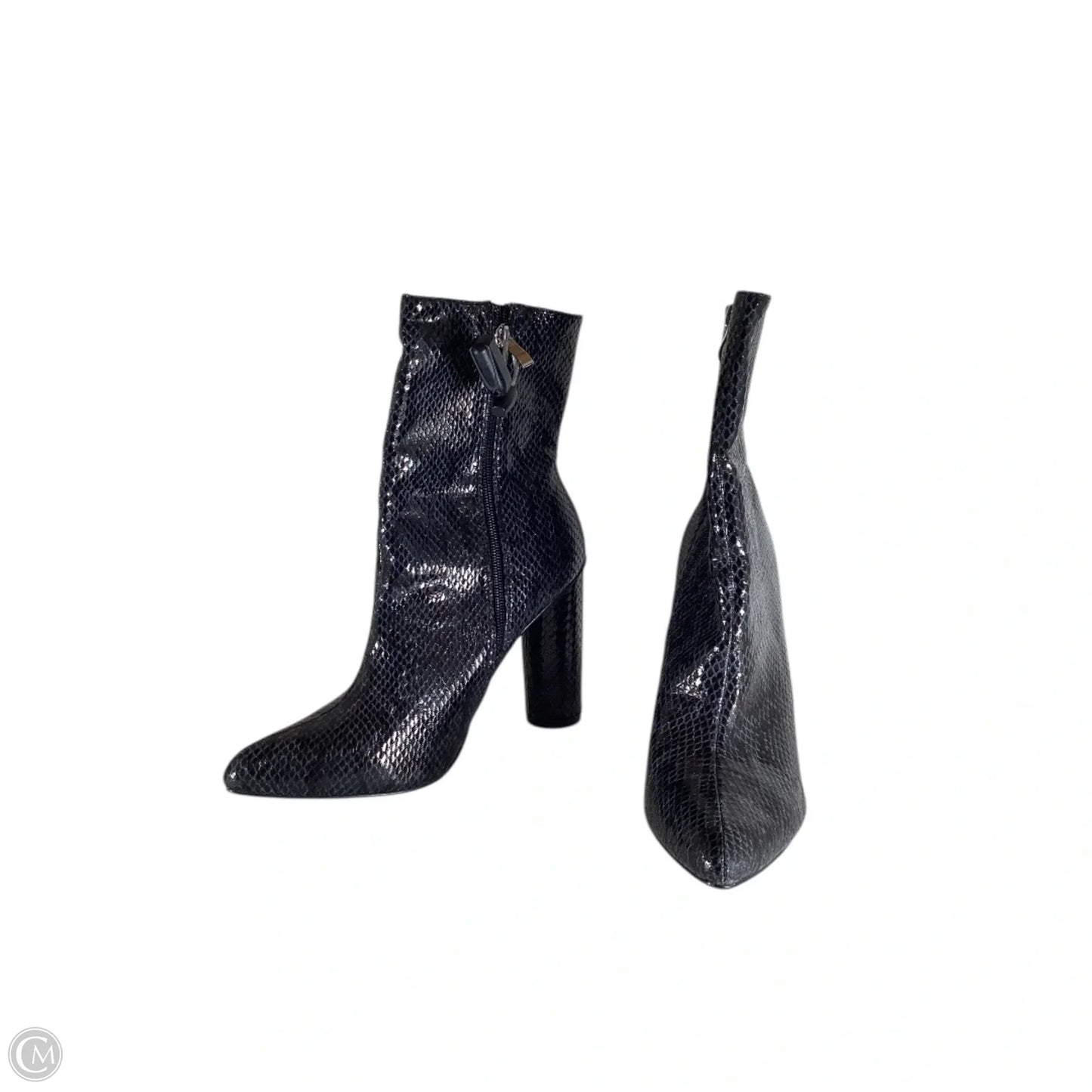 Boots Ankle Heels By Fashion Nova In Black, Size: 10