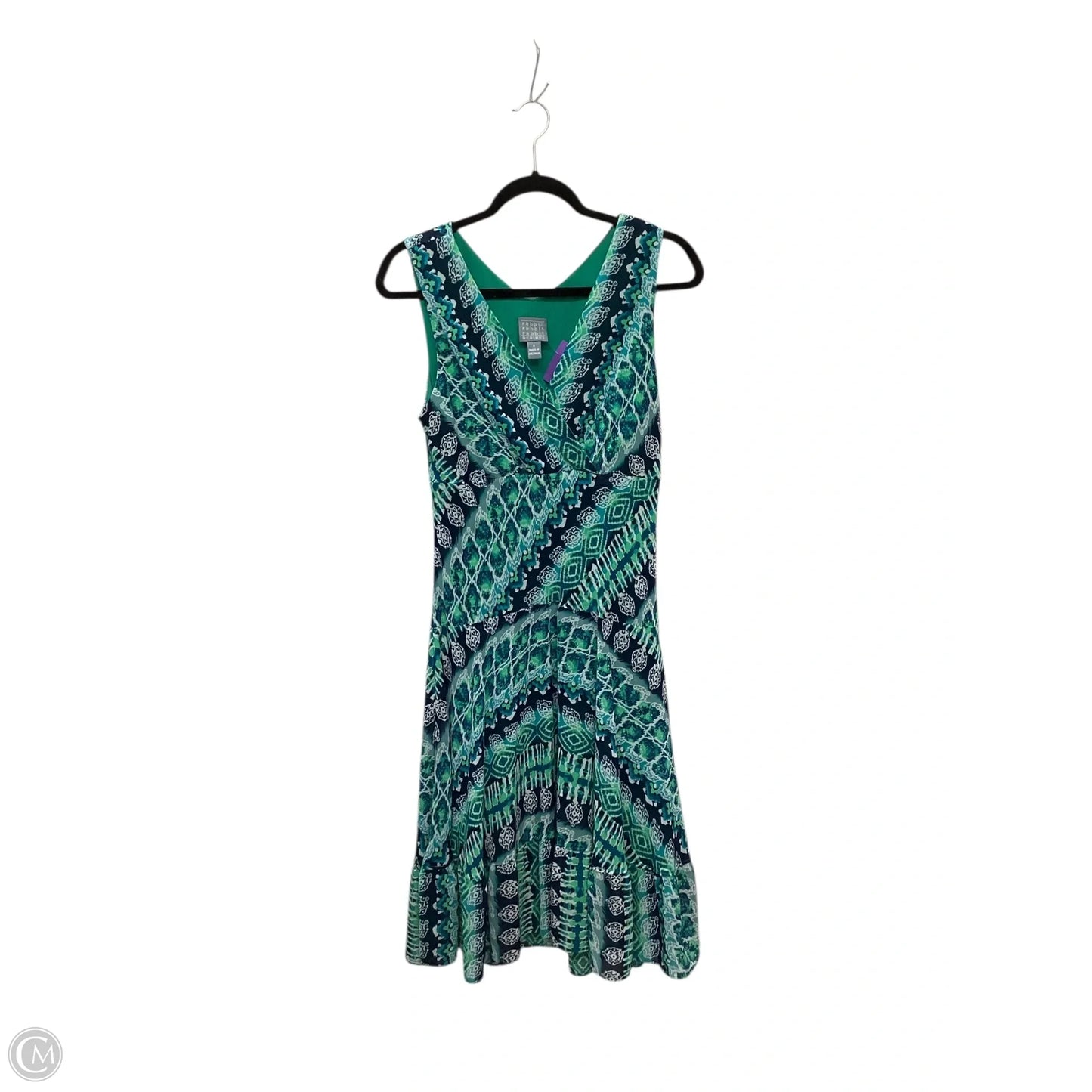 Dress Casual Midi By Rabbit In Green, Size: 8