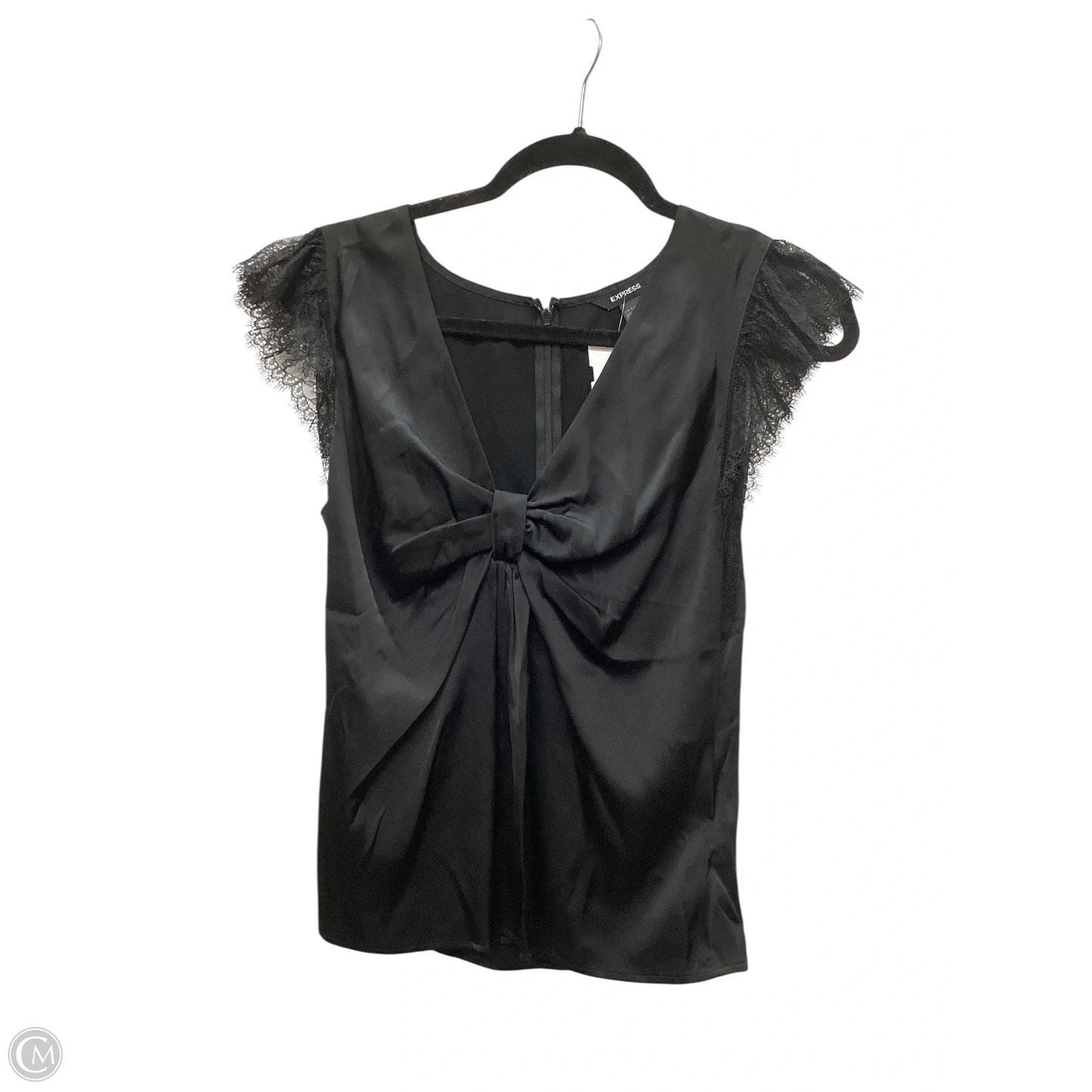Top Sleeveless By Express In Black, Size: M