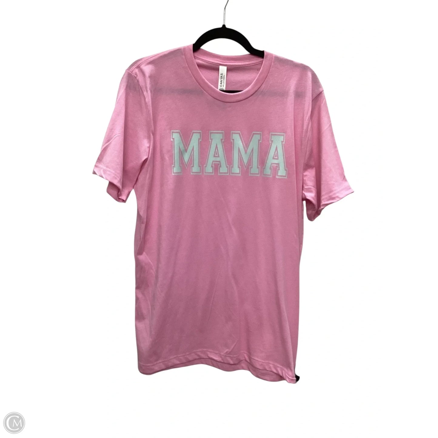 Top Short Sleeve Basic By Bella + Canvas In Pink, Size: L