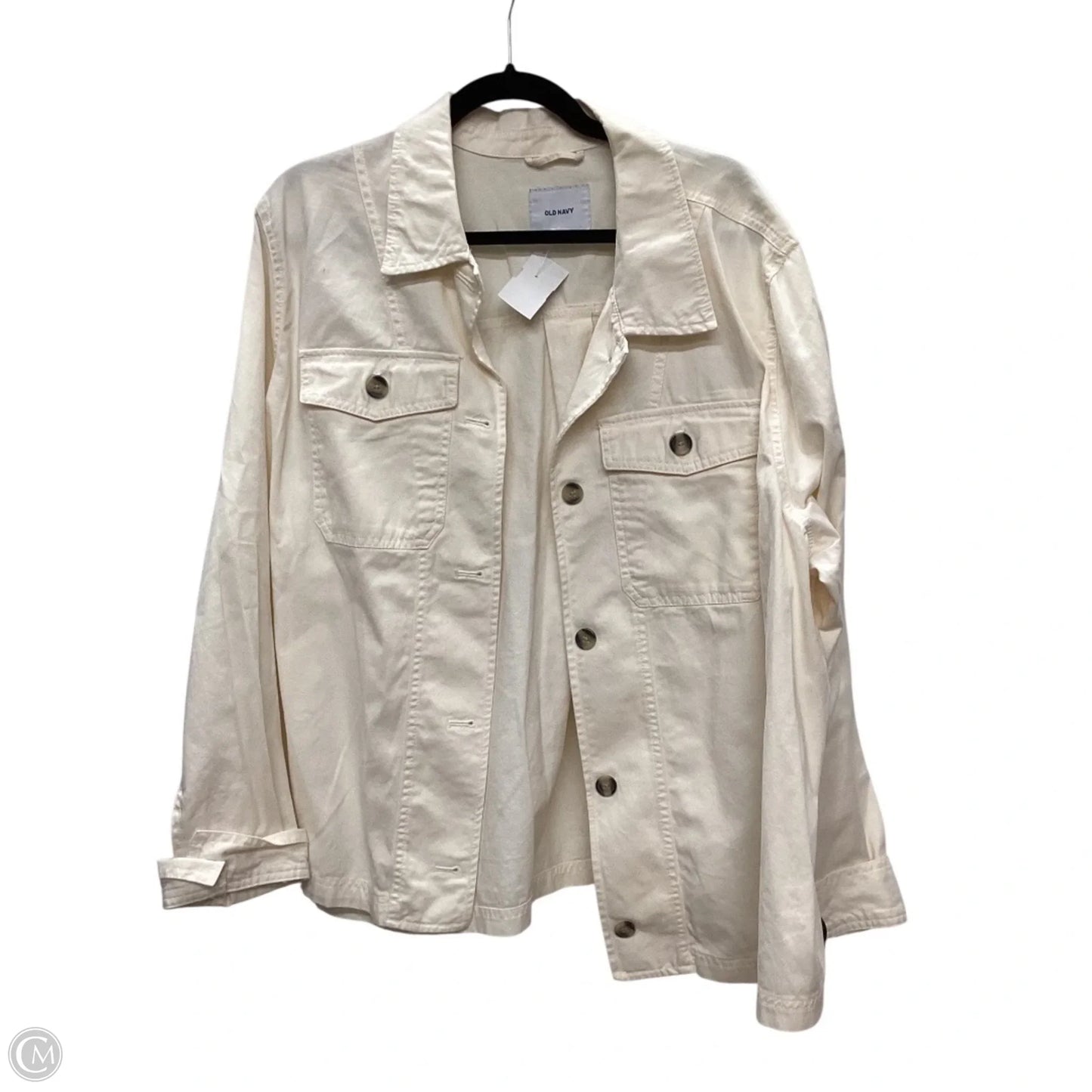 Jacket Other By Old Navy In Cream, Size: Xxl