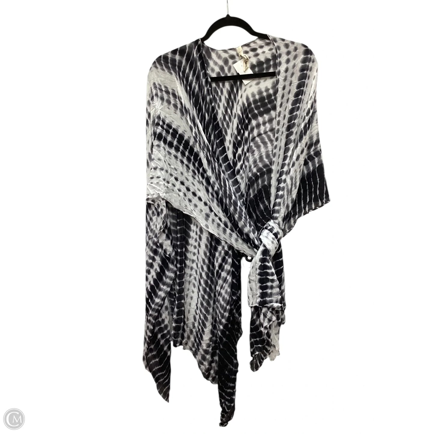 Kimono By Clothes Mentor In Black, Size: Osfm