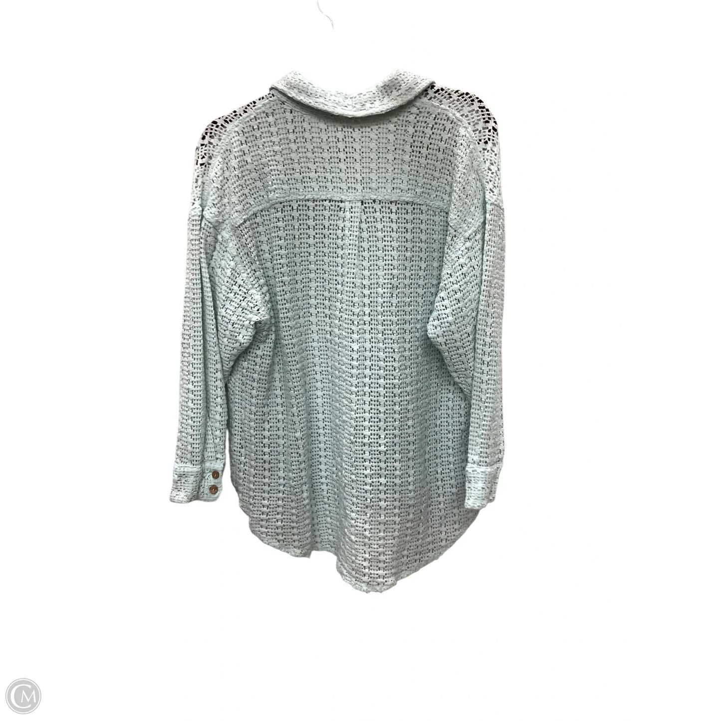 Top Long Sleeve By Clothes Mentor In Blue, Size: S