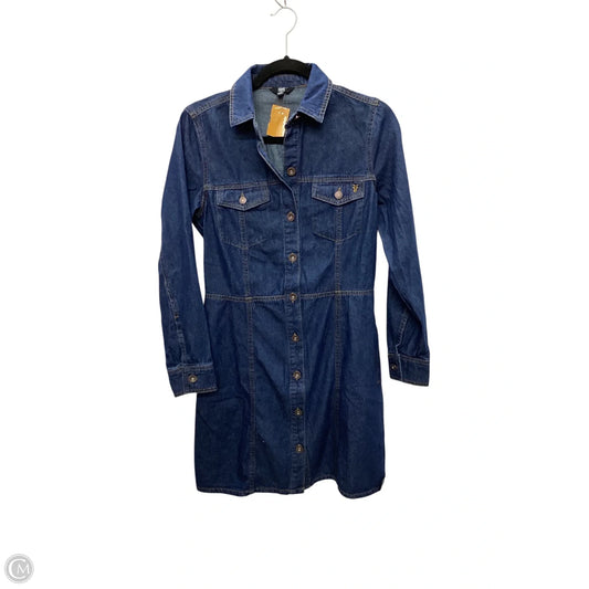 Dress Designer By Frye In Blue Denim, Size: Xs