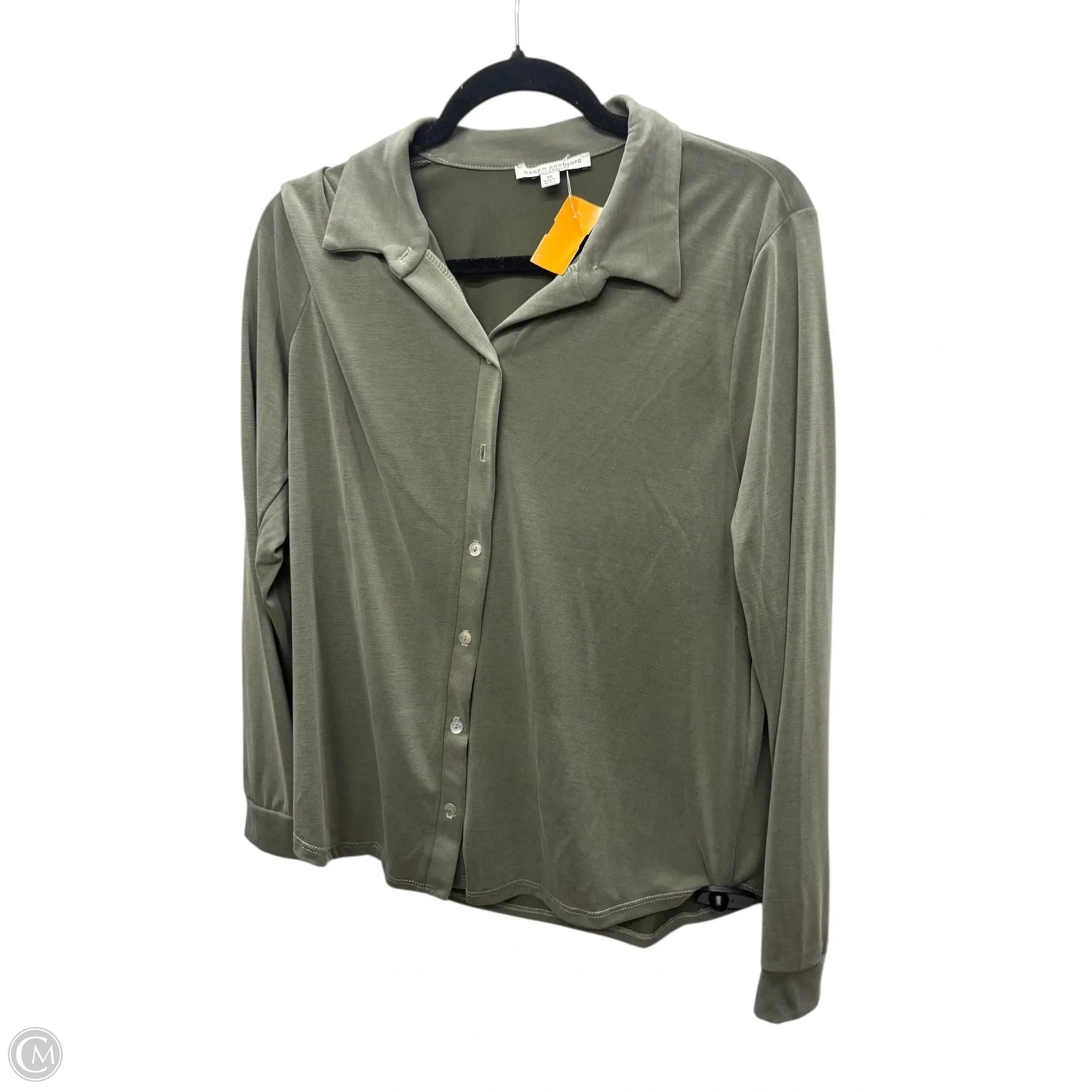 Top Long Sleeve By Green Envelope In Green, Size: Xl