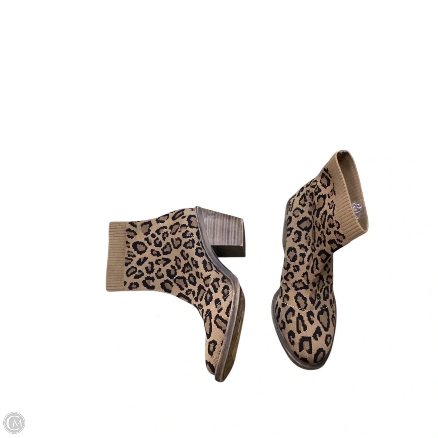 Boots Ankle Heels By Blowfish In Animal Print, Size: 8