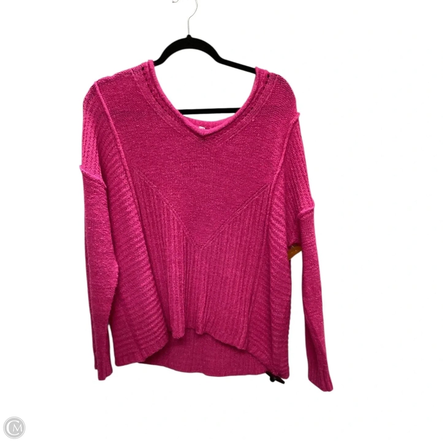 Top Long Sleeve By Ee Some In Pink, Size: L