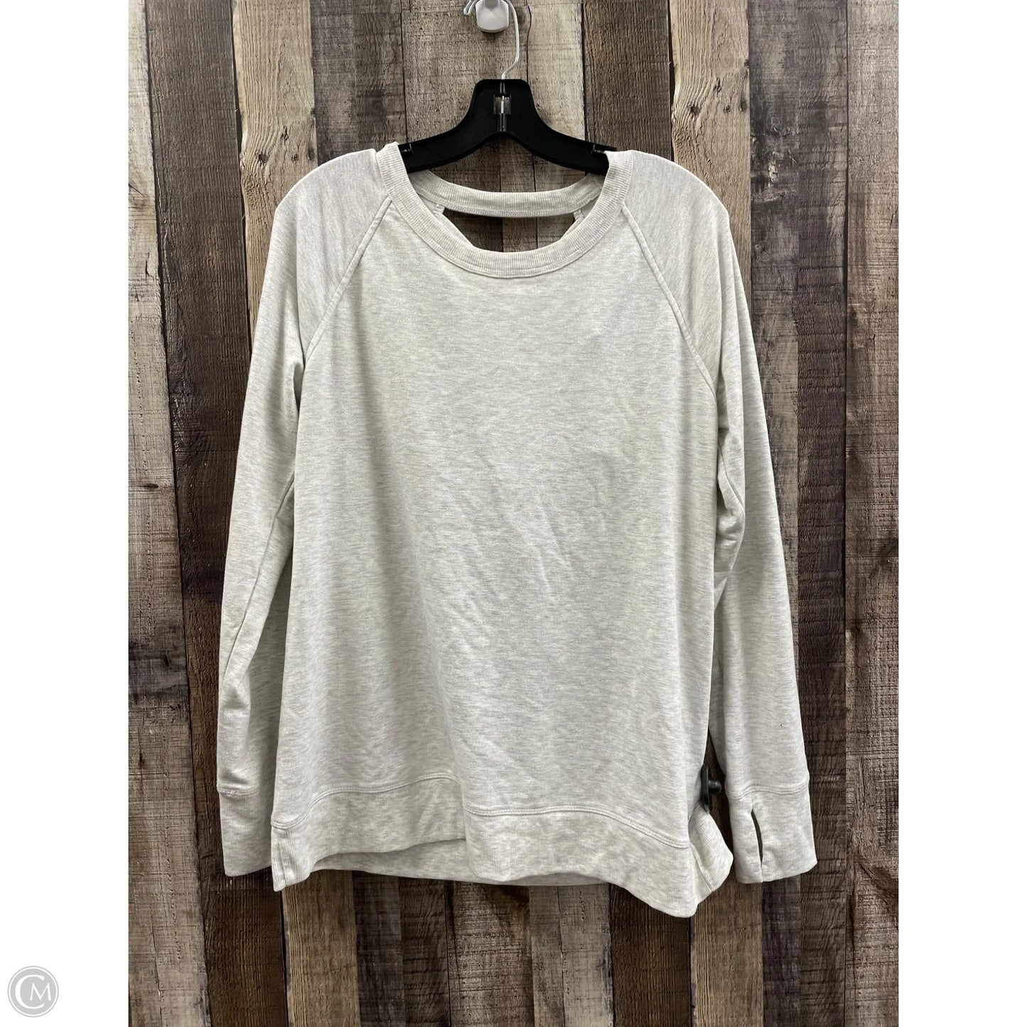 Athletic Sweatshirt Crewneck By Ideology In Grey, Size: L