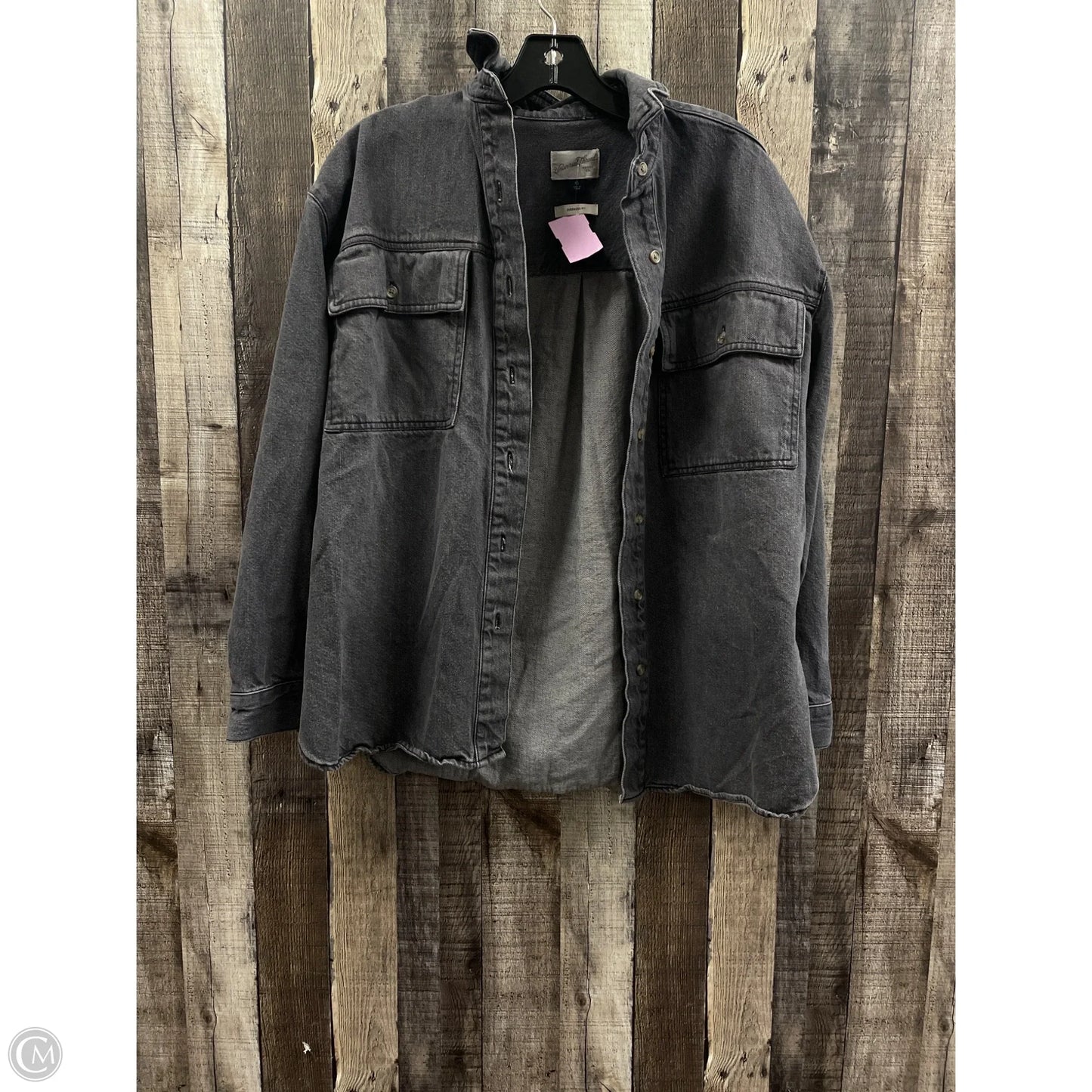 Jacket Denim By Universal Thread In Black, Size: Xs