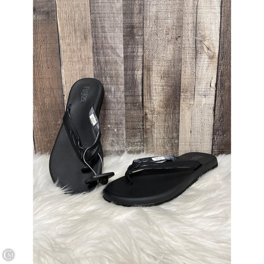 Sandals Flip Flops By Cme In Black, Size: 9