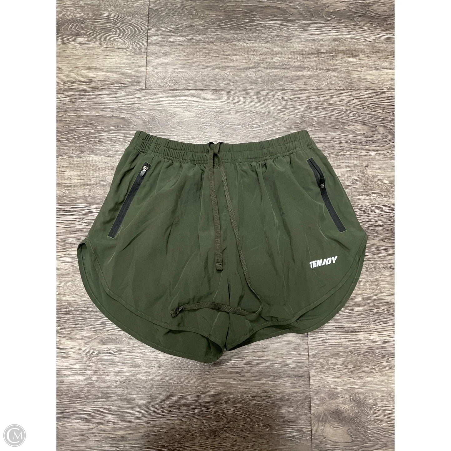 Athletic Shorts By Cme In Green, Size: L