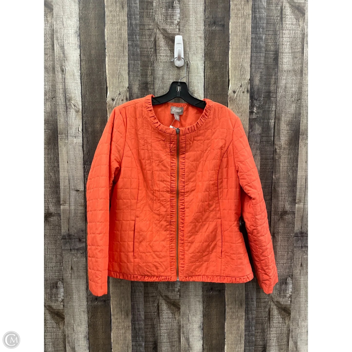 Jacket Other By Chicos In Orange, Size: M