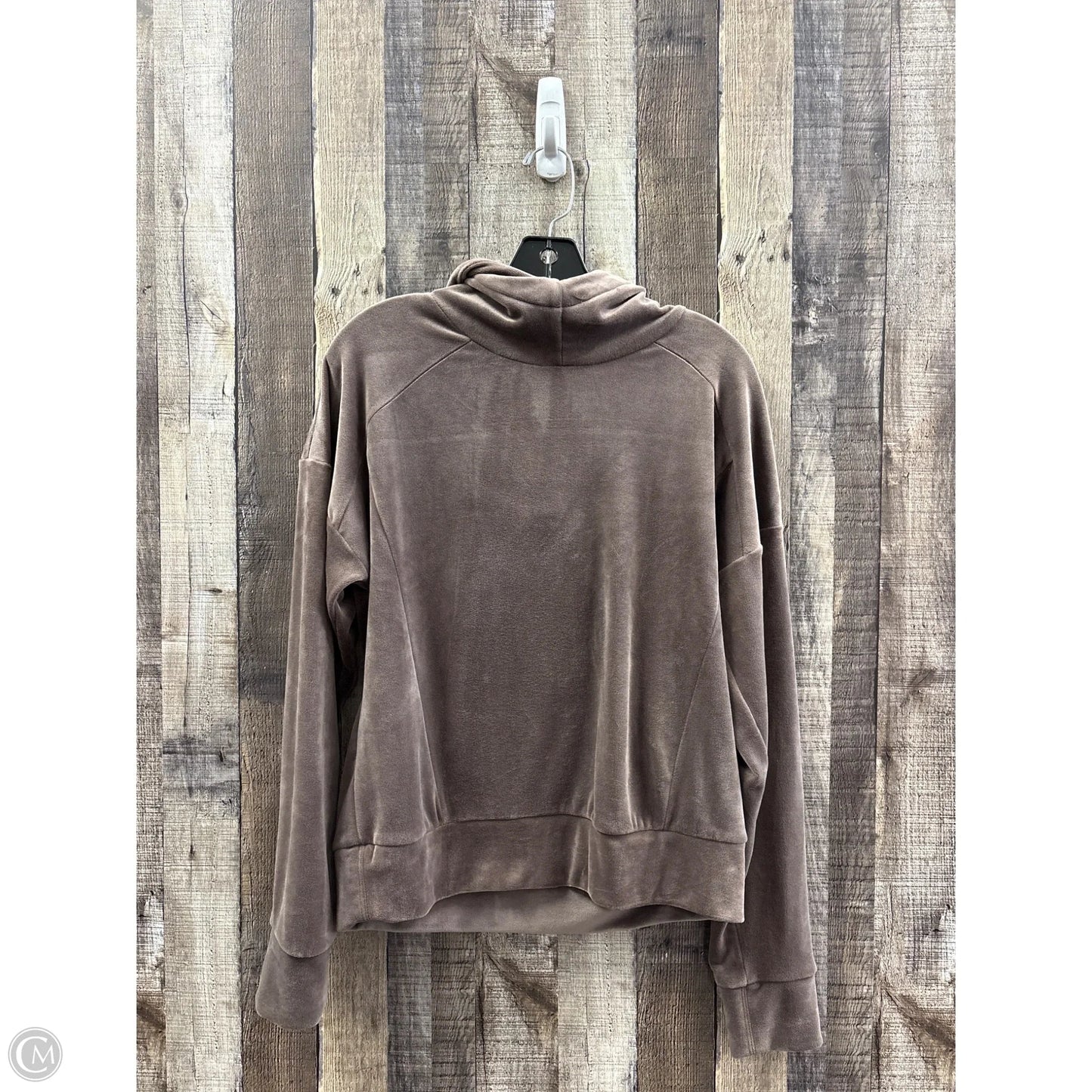 Sweatshirt Hoodie By Evereve In Brown, Size: M