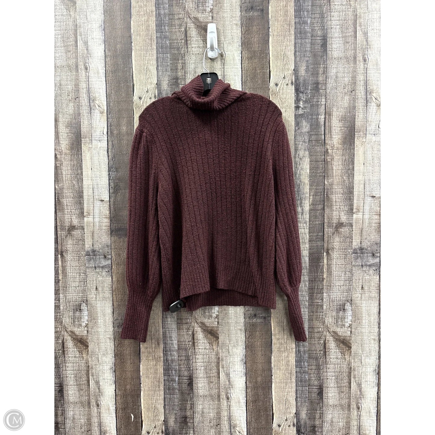 Sweater By Cme In Maroon, Size: M
