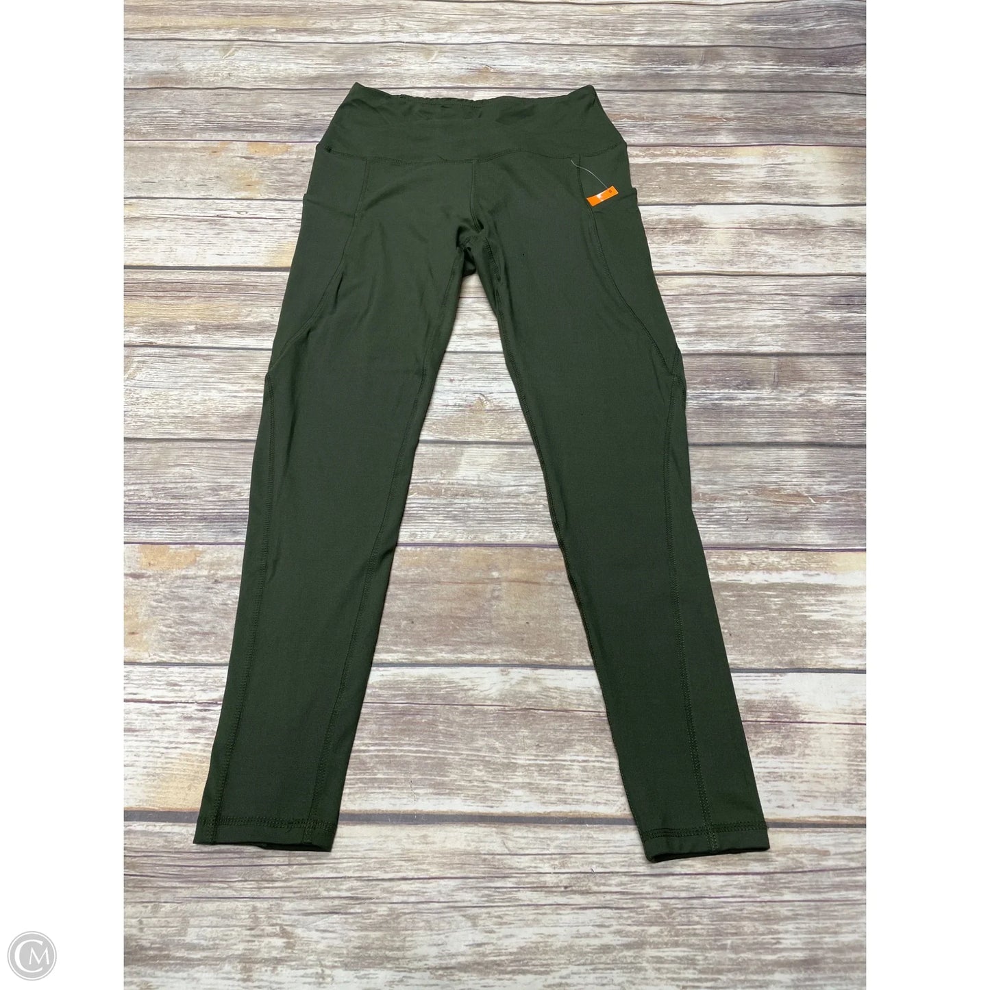 Athletic Leggings By Cme In Green, Size: M