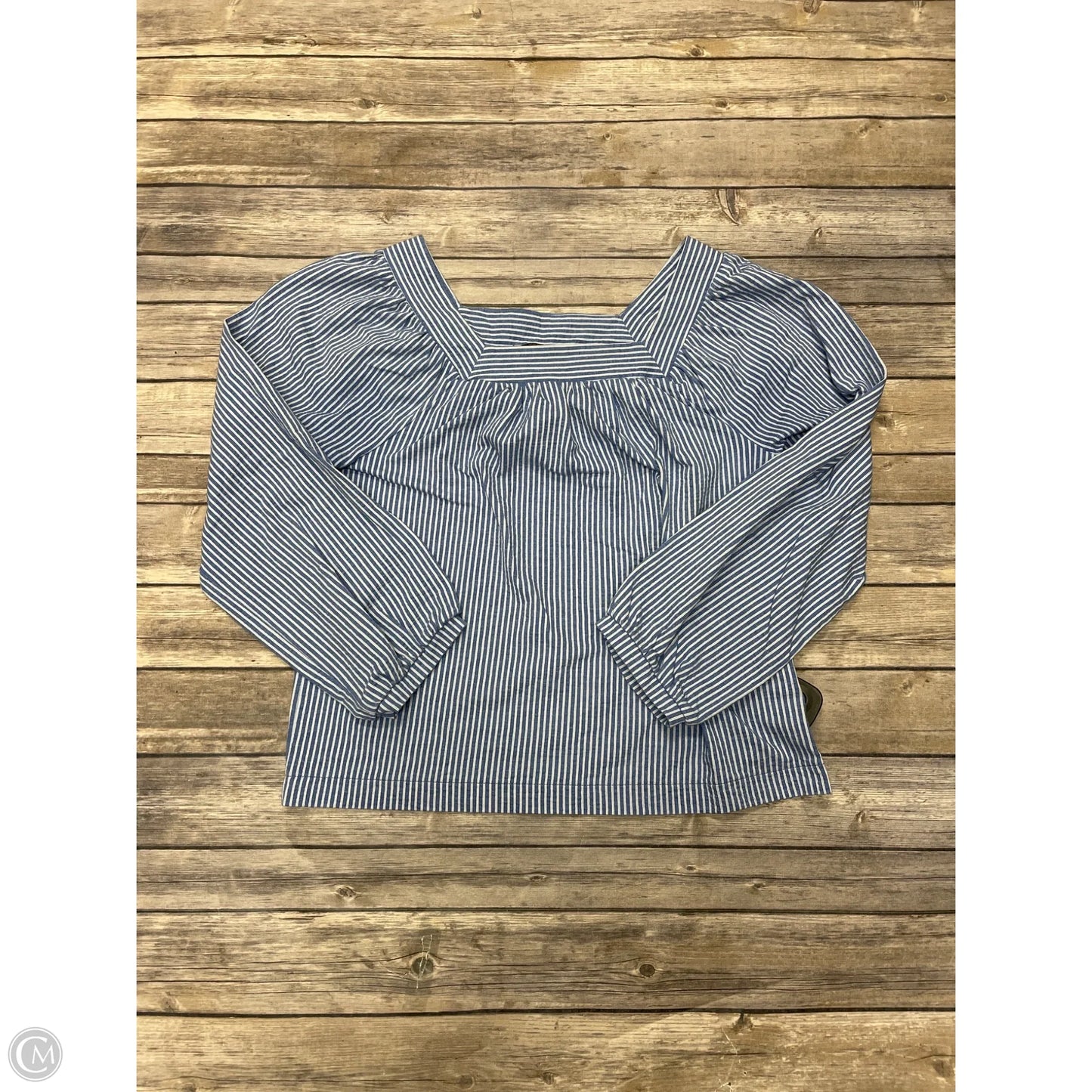 Top Long Sleeve By J. Crew In Striped Pattern, Size: Xs