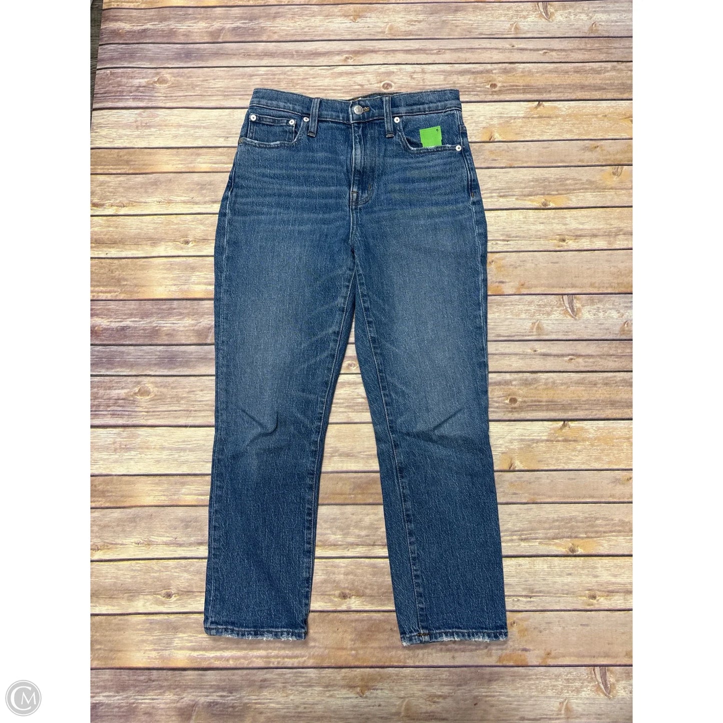 Jeans Straight By Madewell In Blue, Size: 2