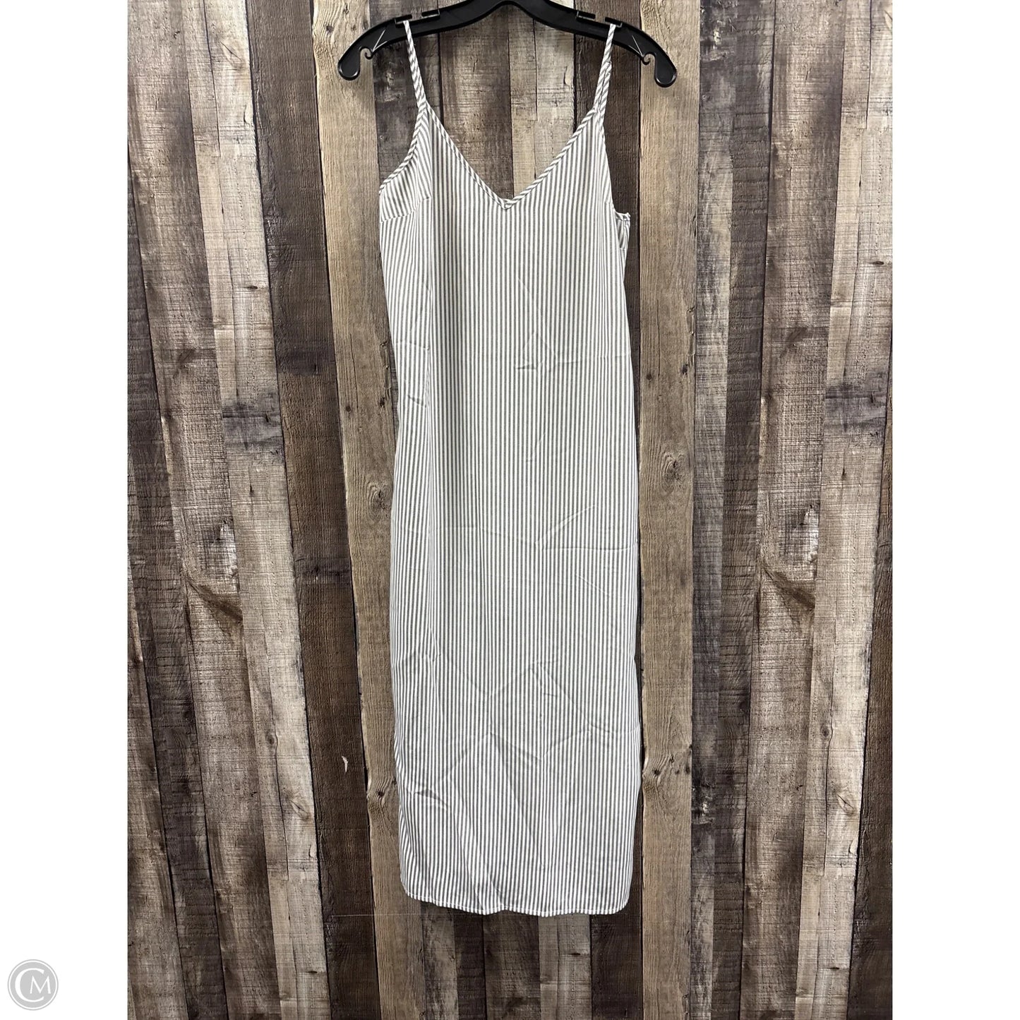Dress Casual Maxi By A New Day In Striped Pattern, Size: S