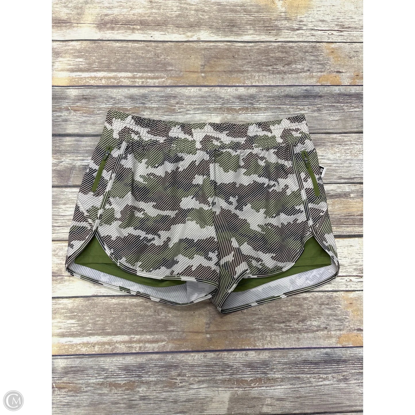 Athletic Shorts By Avia In Camouflage Print, Size: L