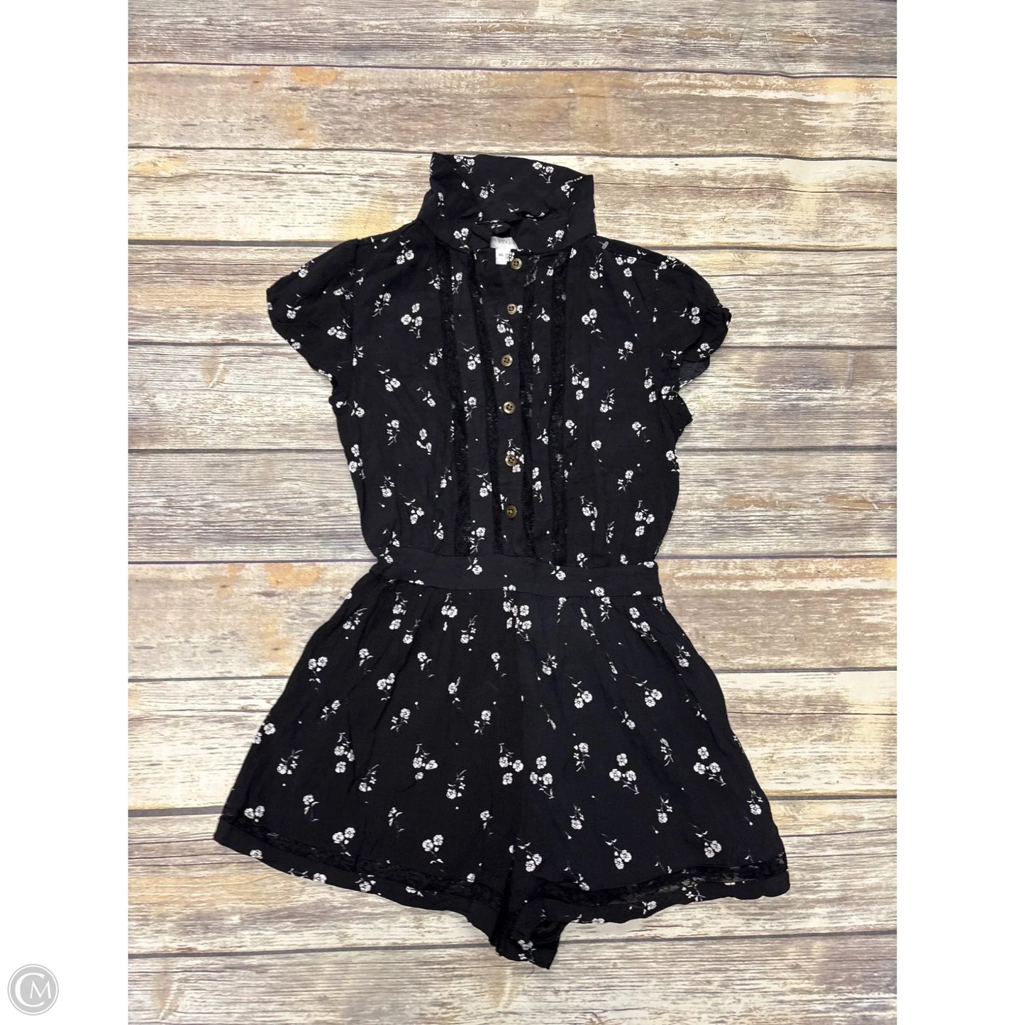 Romper By Cooperative In Floral Print, Size: Xs