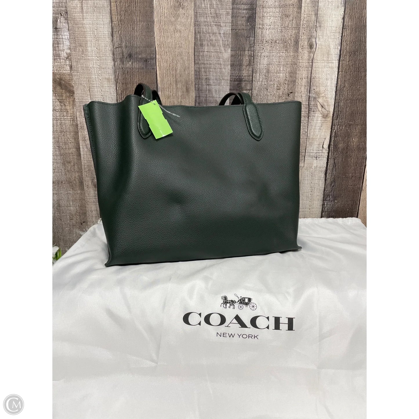 Tote Designer By Coach, Size: Medium