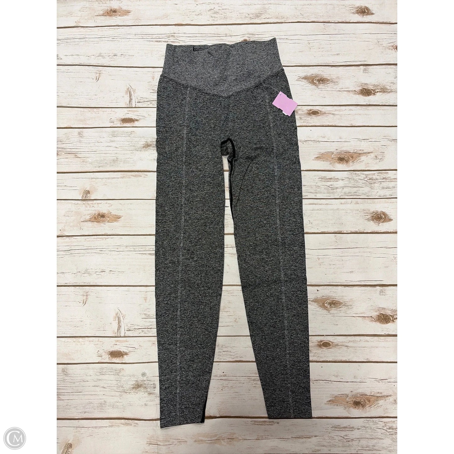 Athletic Leggings By Pink In Grey, Size: S