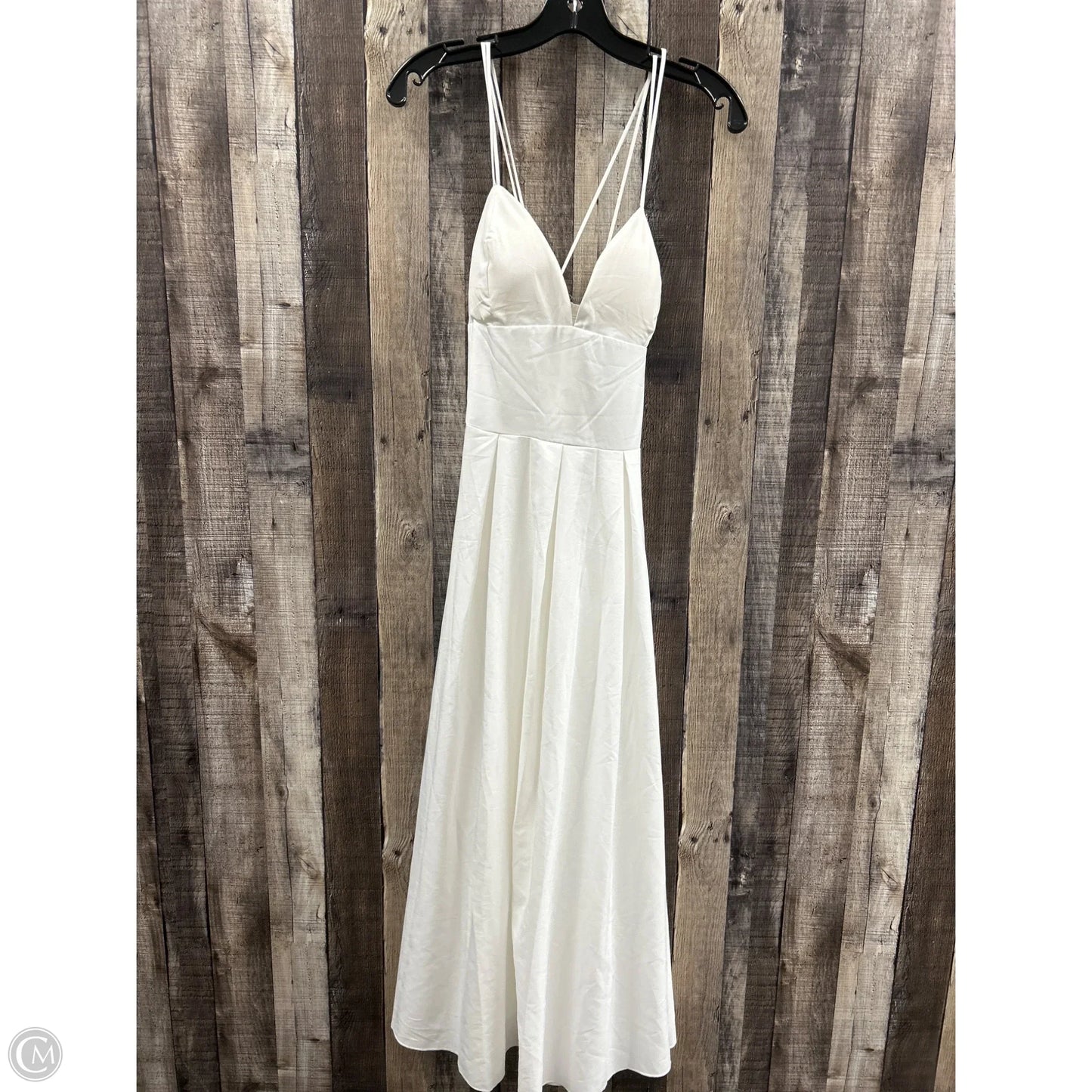 Dress Party Midi By Cmf In White, Size: M