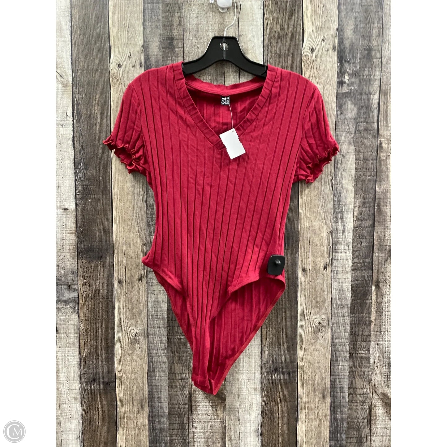 Bodysuit By Shein In Red, Size: L