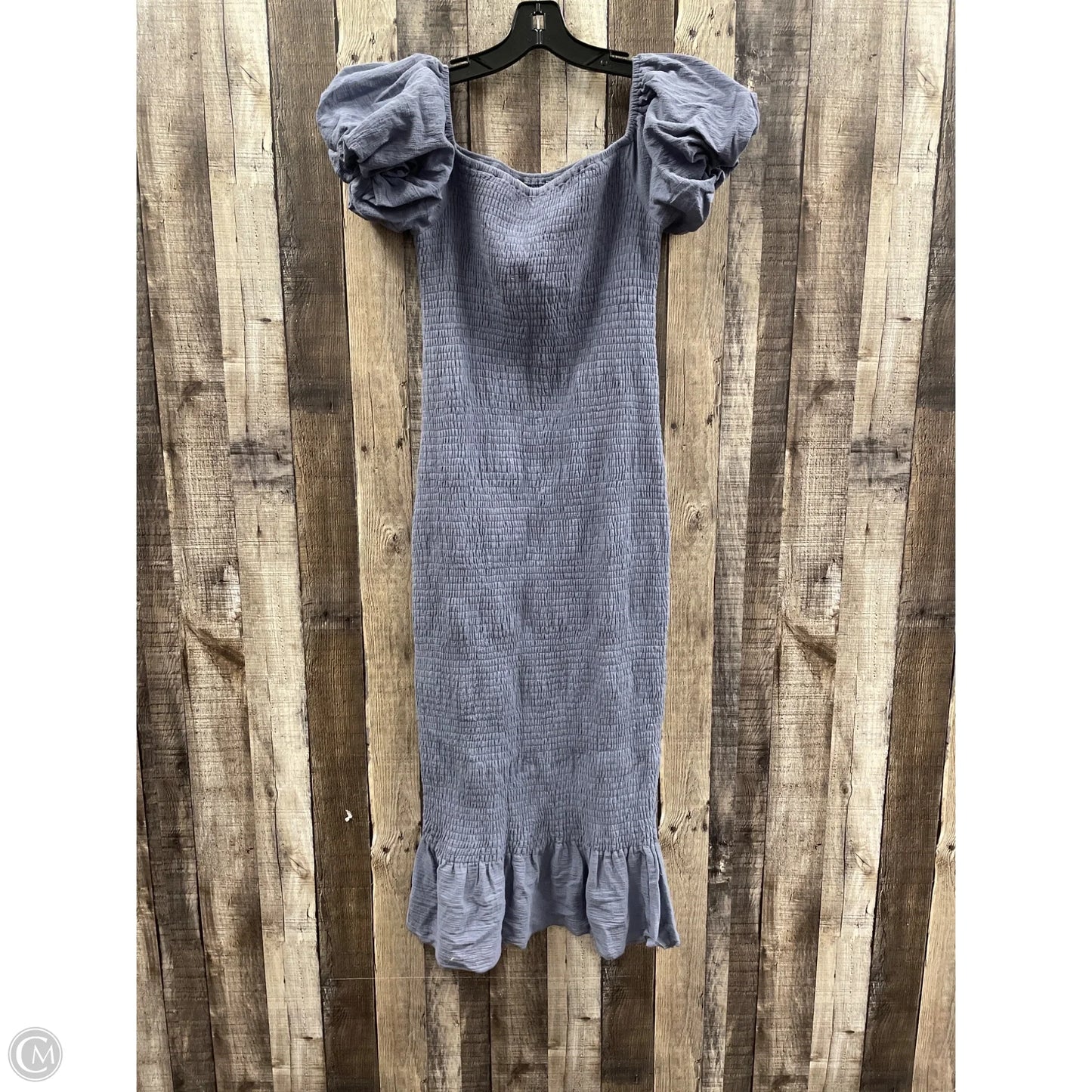 Dress Casual Midi By Baltic Born In Blue, Size: M