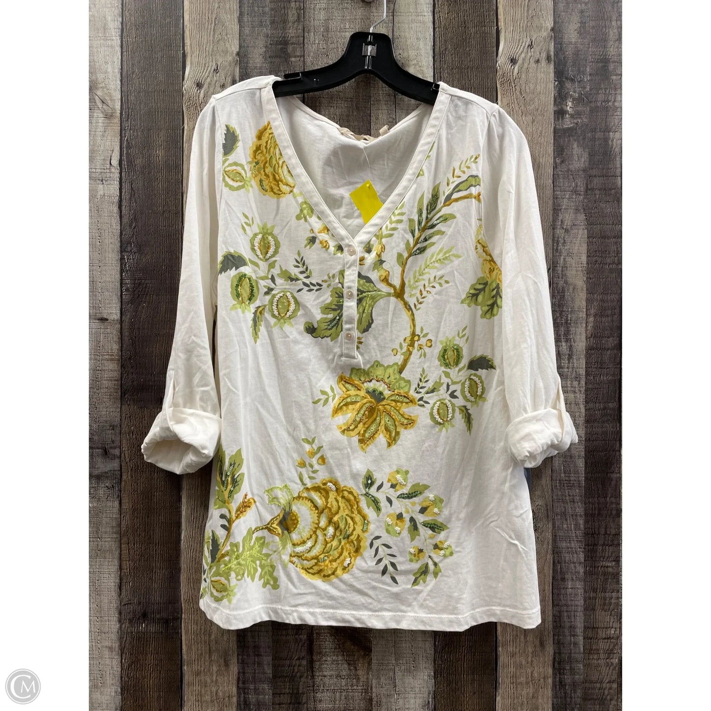 Top Long Sleeve By Soft Surroundings In Multi-colored, Size: Xl