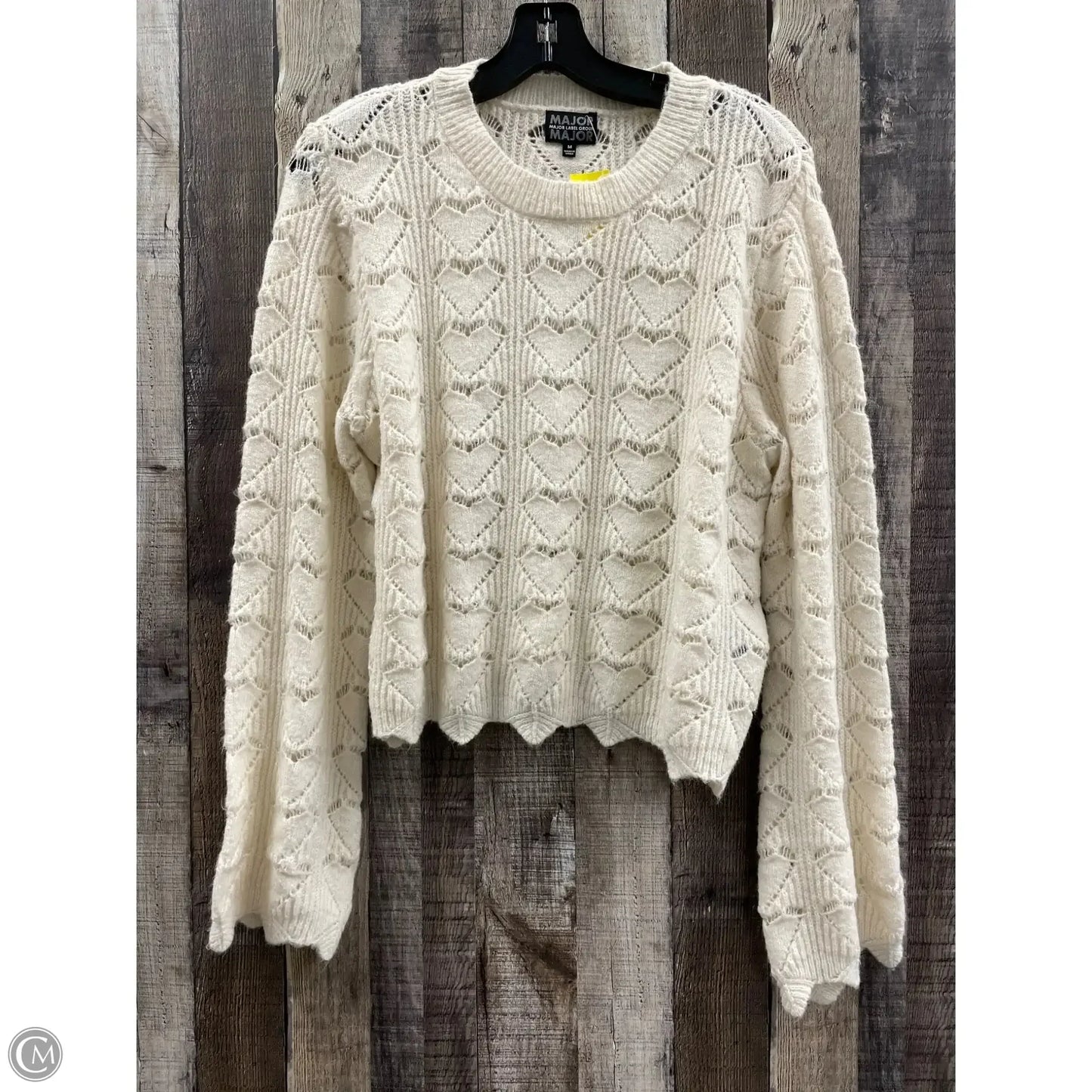 Sweater By Cmf In Cream, Size: M
