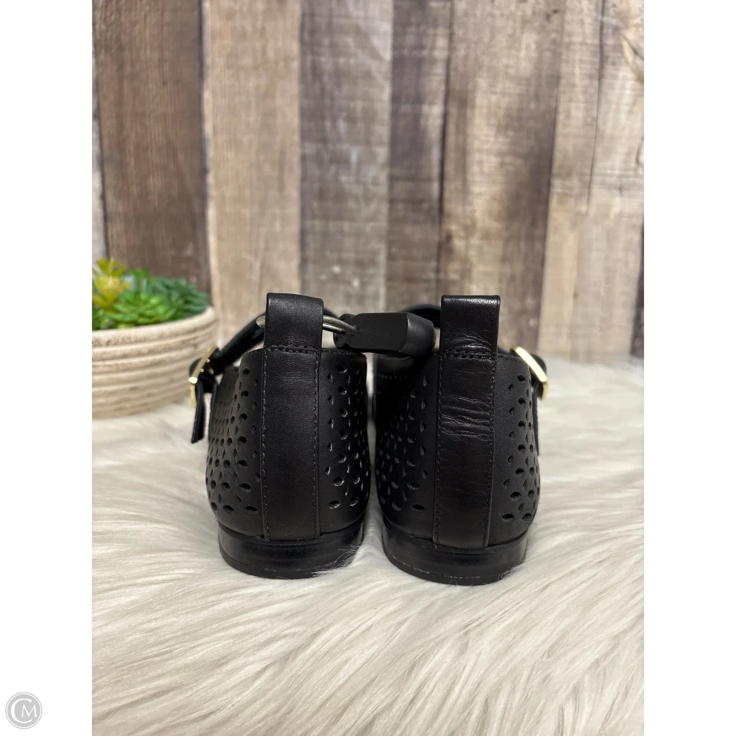 Shoes Flats By Clarks In Black, Size: 7.5