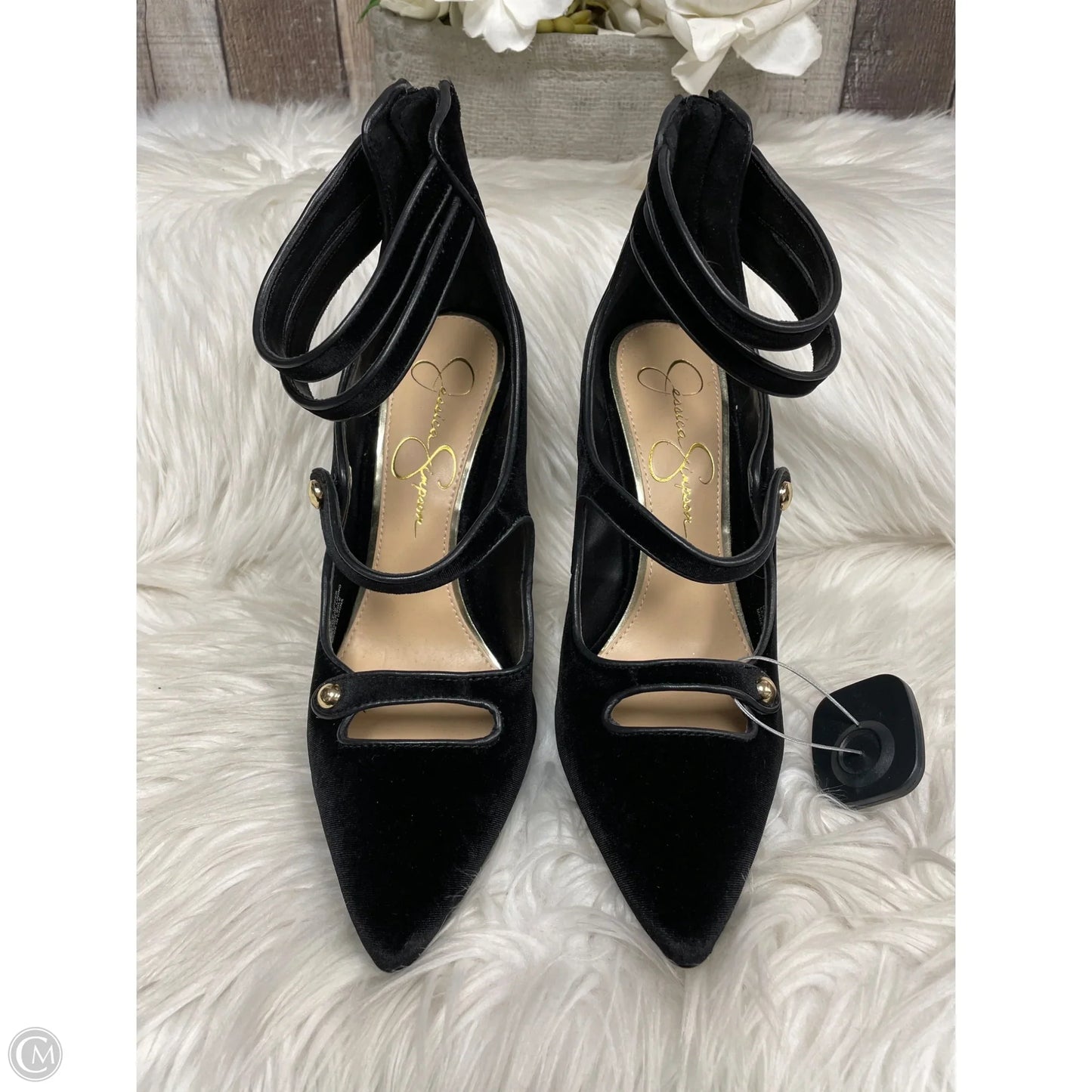 Shoes Heels Stiletto By Jessica Simpson In Black, Size: 9