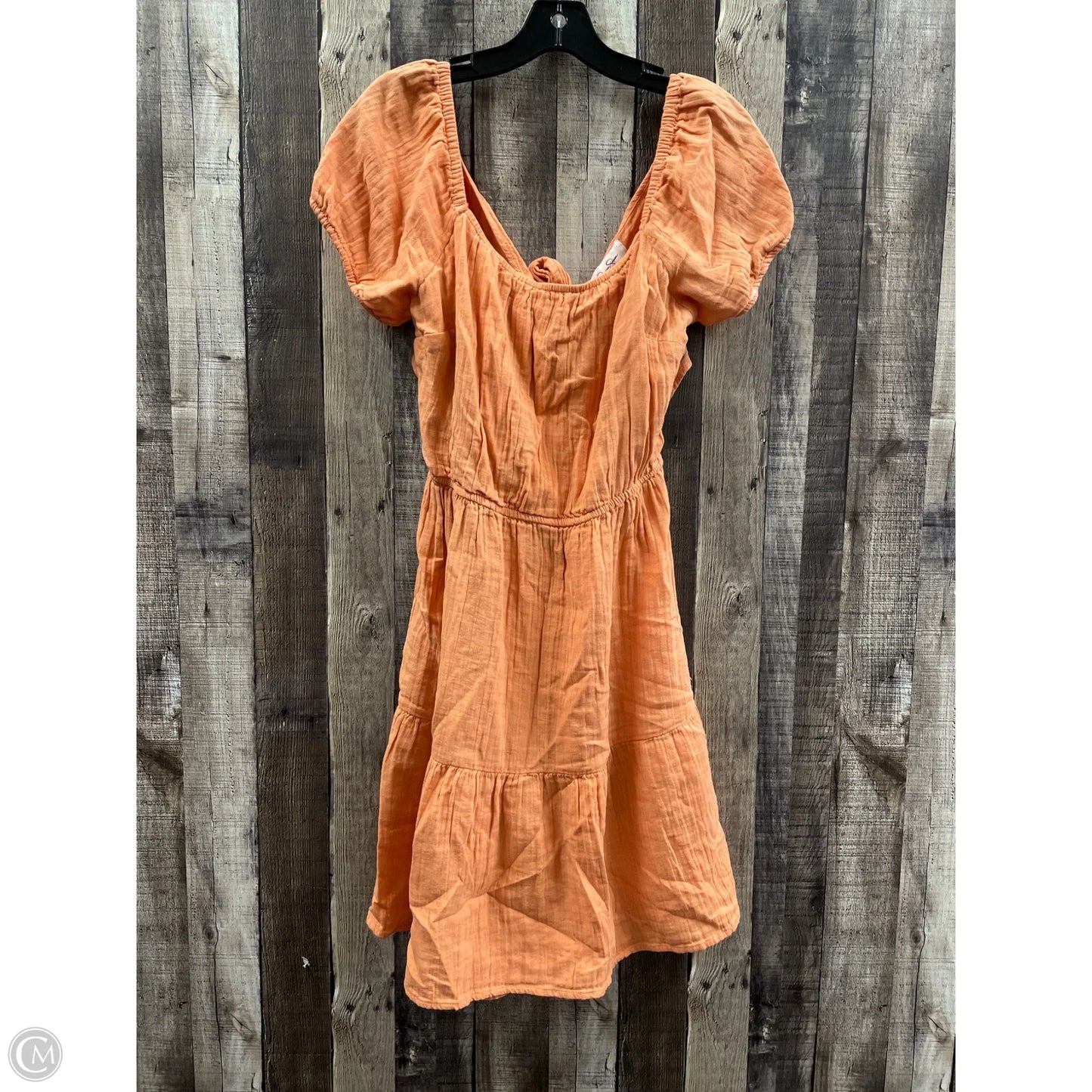 Dress Casual Short By Jessica Simpson In Orange, Size: L