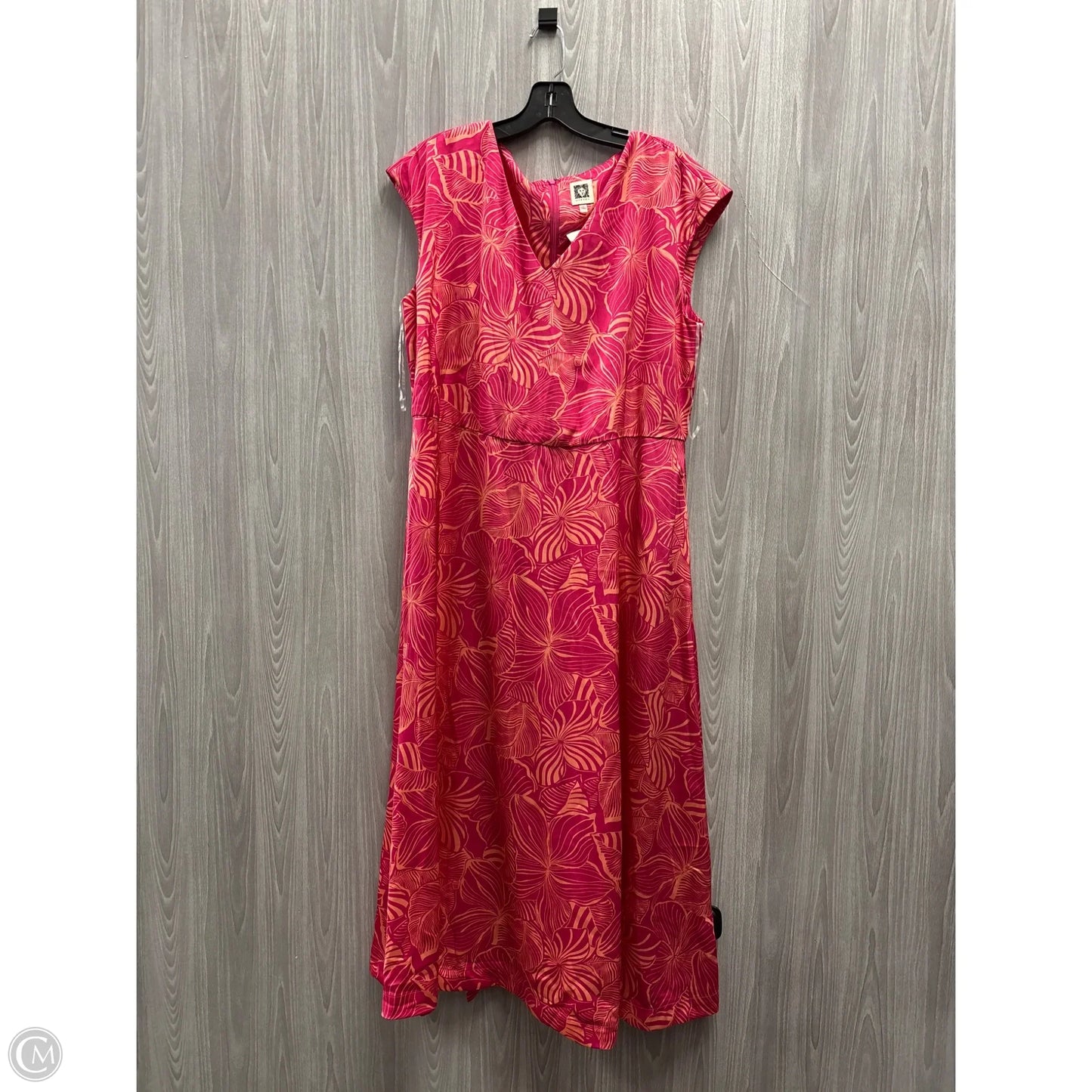 Dress Casual Maxi By Anne Klein In Pink, Size: M