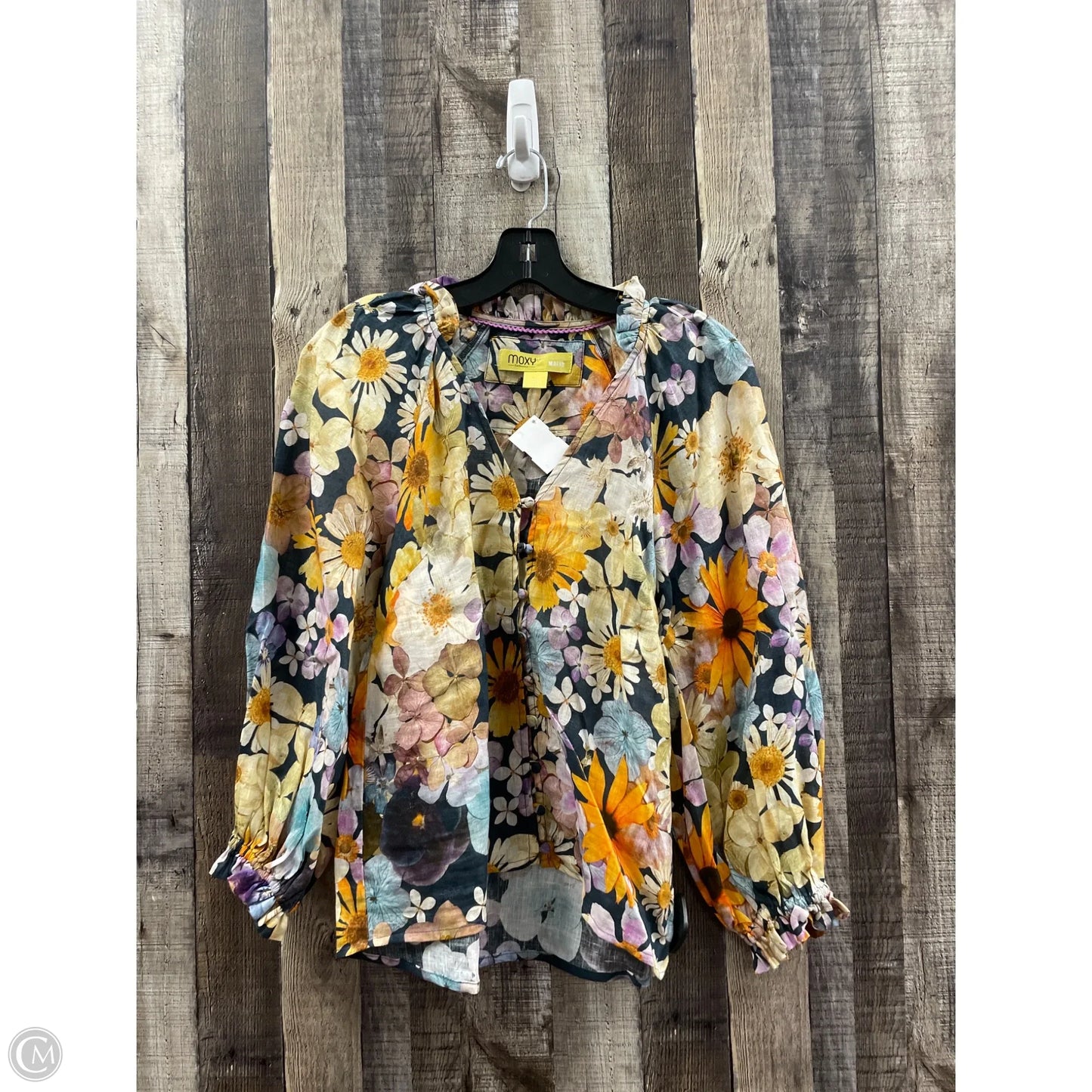 Top Long Sleeve By Maeve In Floral Print, Size: Xs