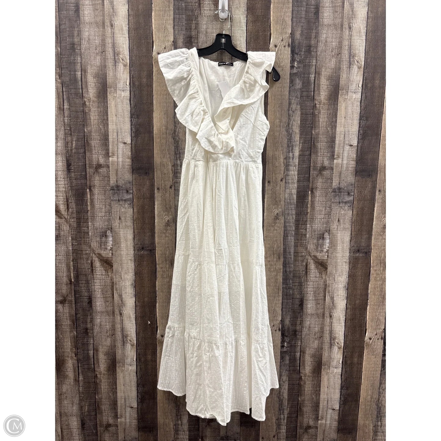 Dress Casual Maxi By Shein In White, Size: S