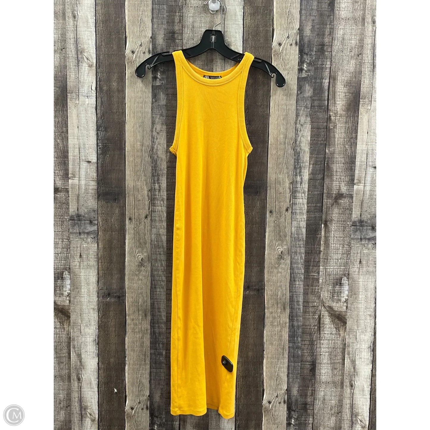 Dress Casual Maxi By Zara In Orange, Size: M
