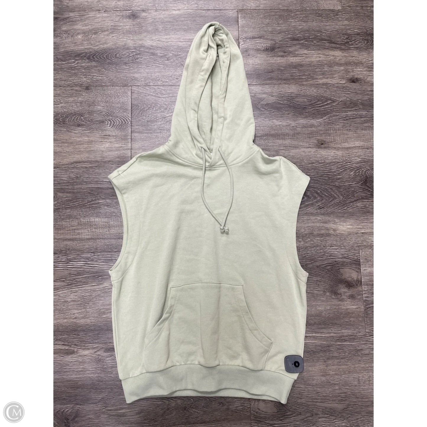 Sweatshirt Hoodie By H&m In Green, Size: S