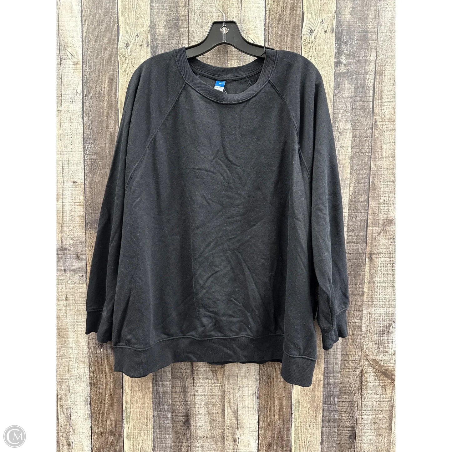 Top Long Sleeve By Old Navy In Black, Size: Xl