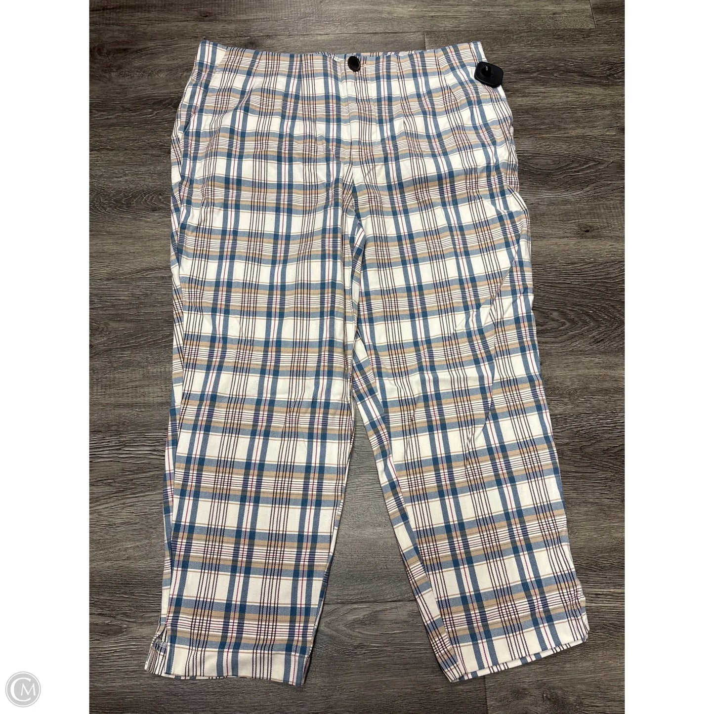 Pants Other By Ava & Viv In Plaid Pattern, Size: 16