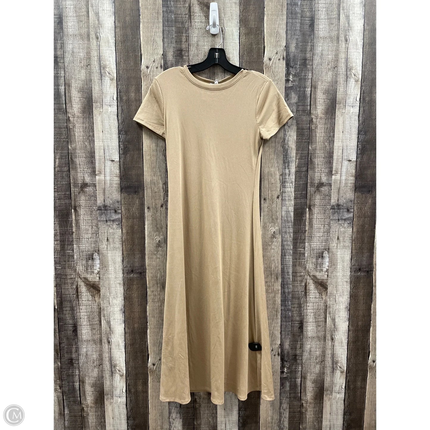 Dress Casual Maxi By Fashion Nova In Tan, Size: M