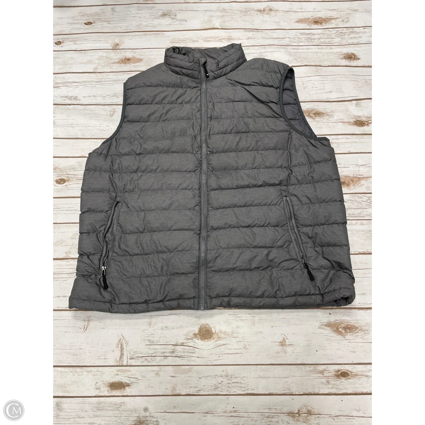 Vest Puffer & Quilted By 32 Degrees In Grey, Size: Xxl