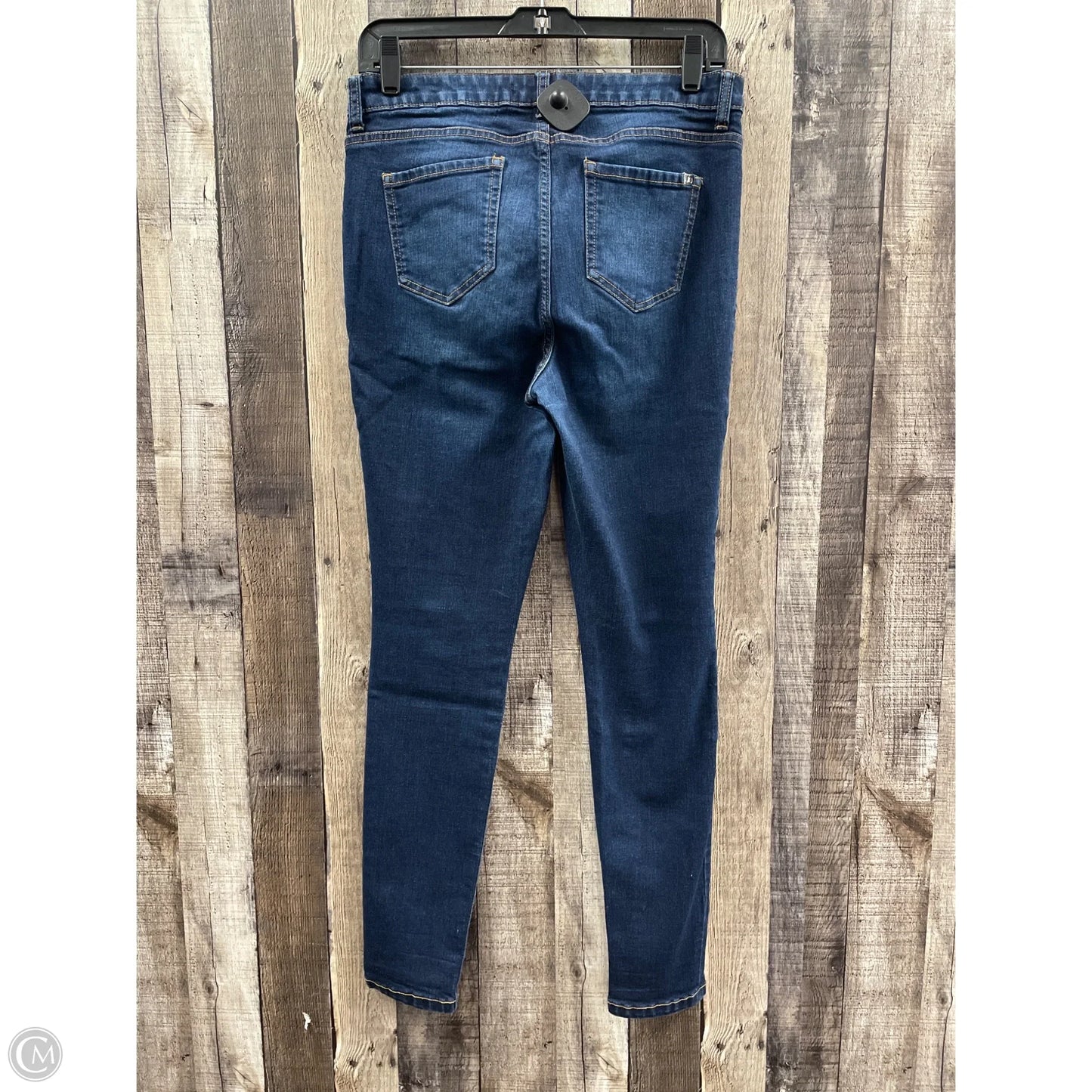 Jeans Skinny By Jennifer Lopez In Blue Denim, Size: 12