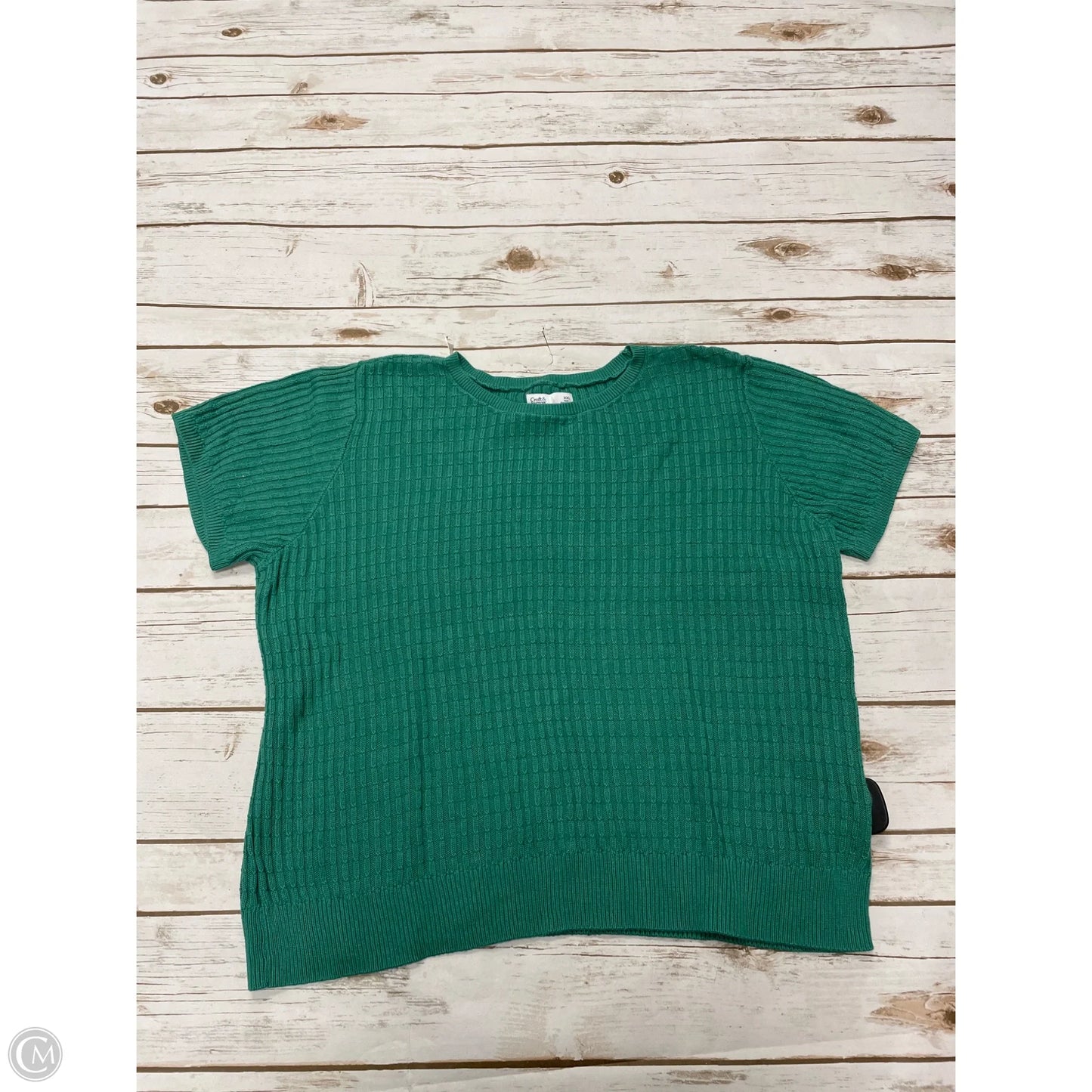 Sweater By Croft And Barrow In Green, Size: Xxl