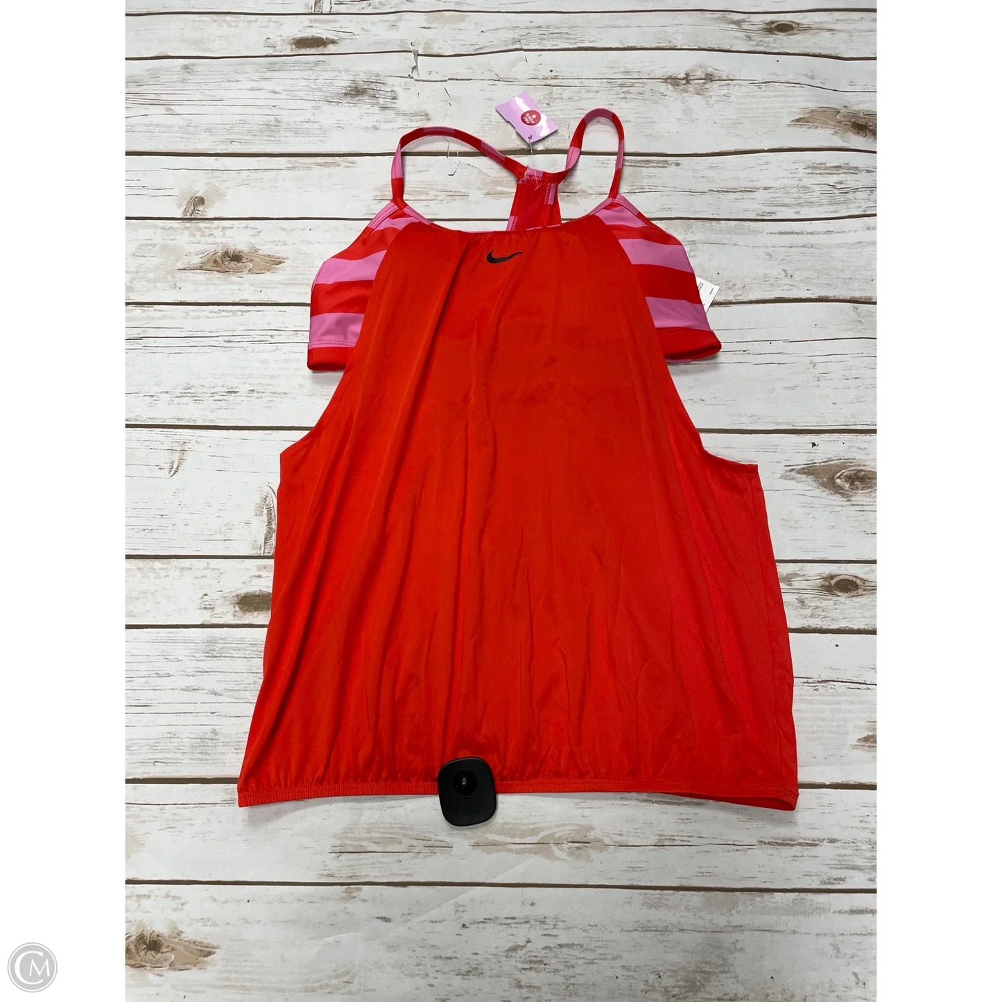 Athletic Tank Top By Nike In Red, Size: M