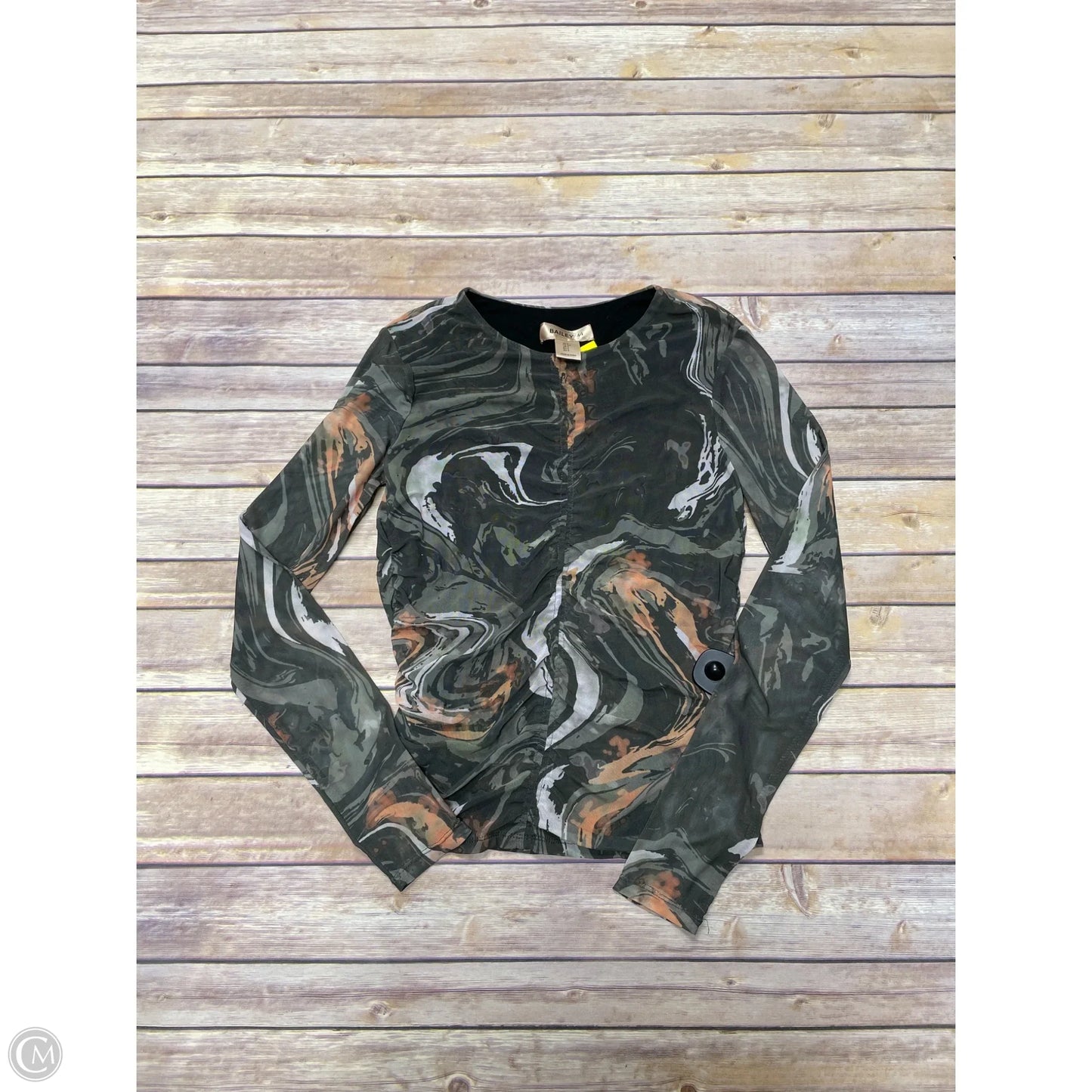 Top Long Sleeve By Bailey 44 In Green, Size: S